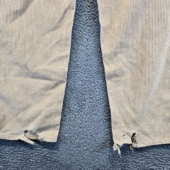 Empyre Tori Pants Women Size 10 Brown Corduroy Straight Skater Pant High Rise - Picture 10 of 11